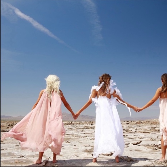 We are HAH Copper Rose Spilt at The Seams Maxi - Picture 2 of 10